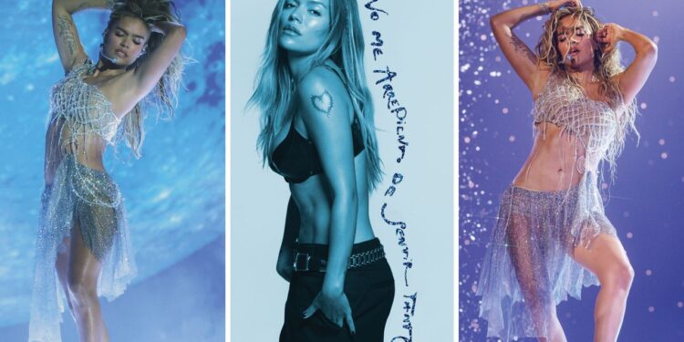 Karol G's Makeup Artist On Her New "Sentimental Blue" Aesthetic