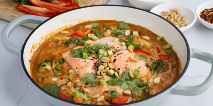 One-Pan Red Curry Salmon – JSHealth